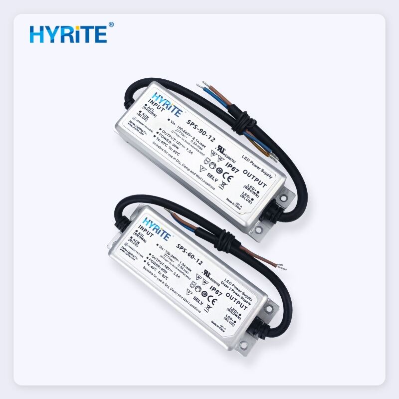 UL Class2 LED Driver IP67 Waterproof LED Power Supply Lighting Transformers AC to DC 12/24V Constant Voltage