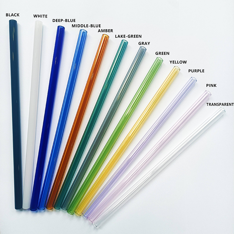 Explore the diversity of glass straw sets in various occasions.