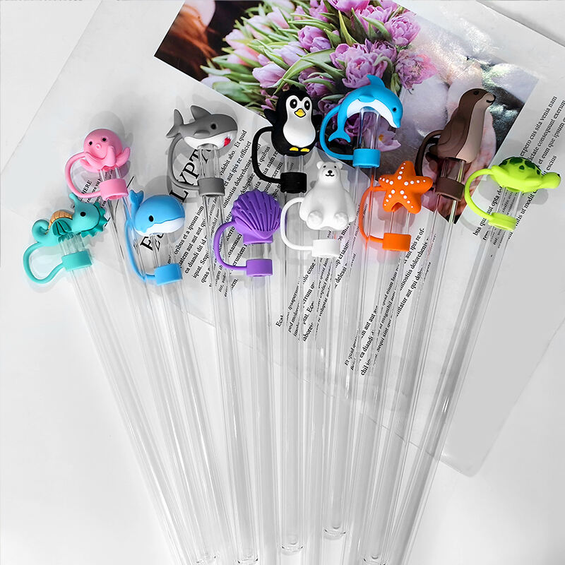 silicone straw topper--Marine Animal