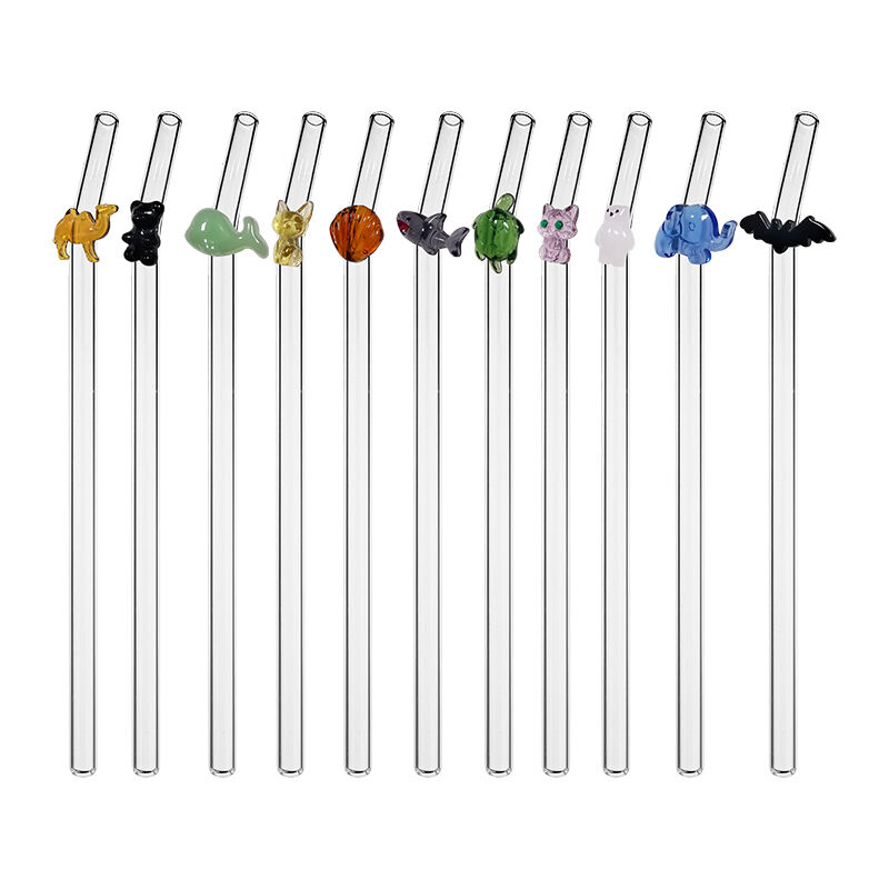 Animal Series Glass Straw