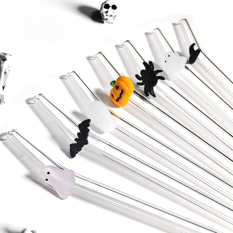Halloween Series Glass Straw