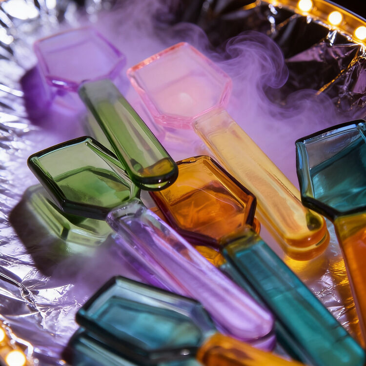 Ice Cream Glass Spoon | Heat-Resistant | Stain-Proof | Easy to Clean