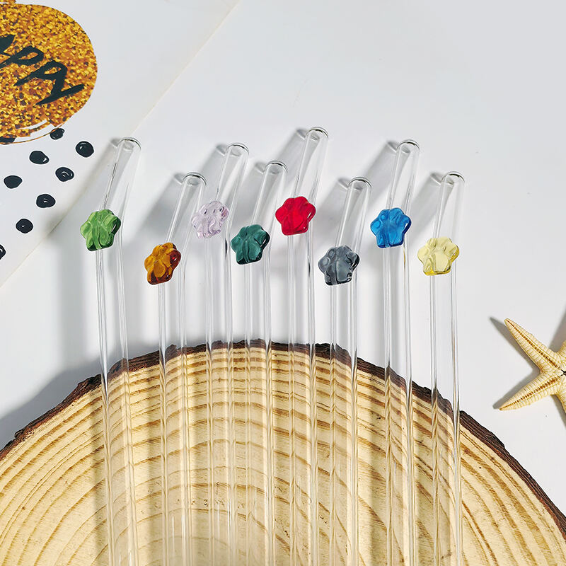 Kitten Paw Glass Straw