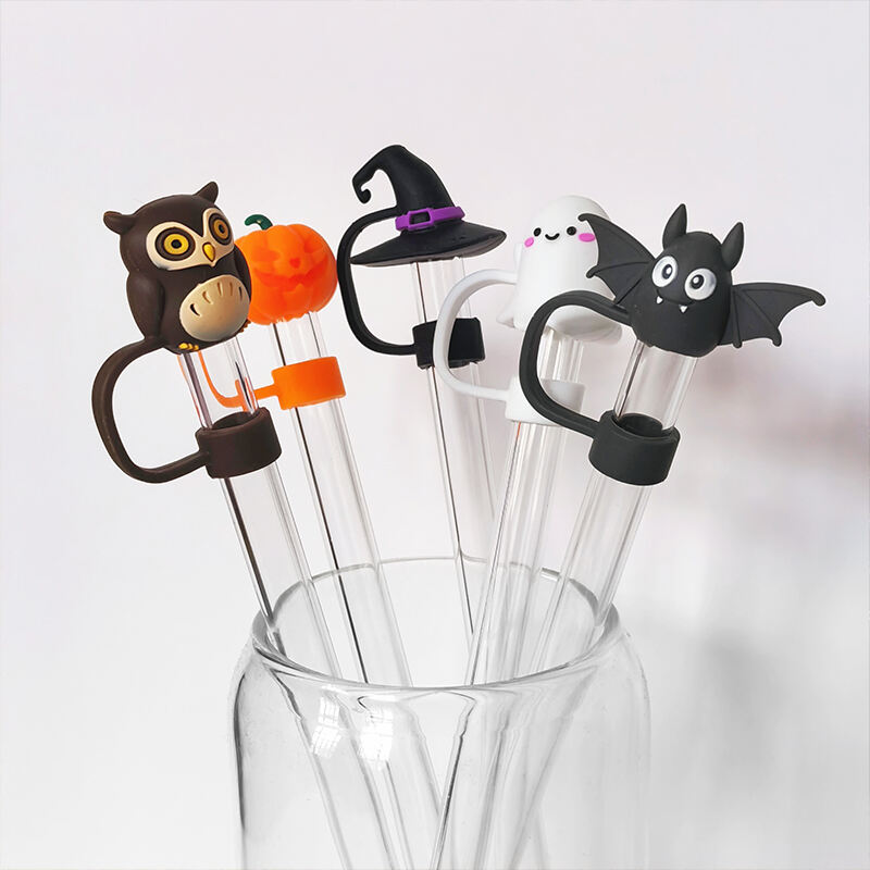 silicone straw topper--Halloween