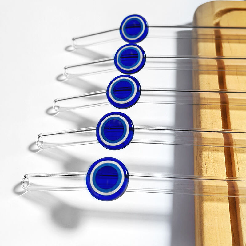 Devil's Eye  series glass straw