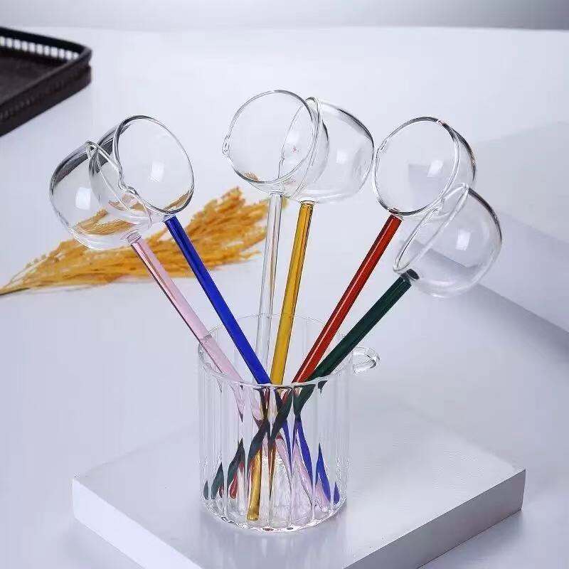 Glass Spoons | Handcrafted | Non-Toxic | Elegant | Reusable • 