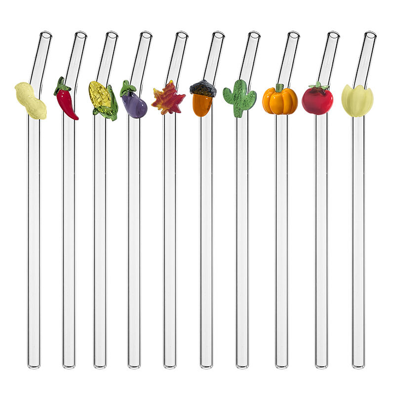 customize glass straw-- Autumn Harvest Festival Series Straw