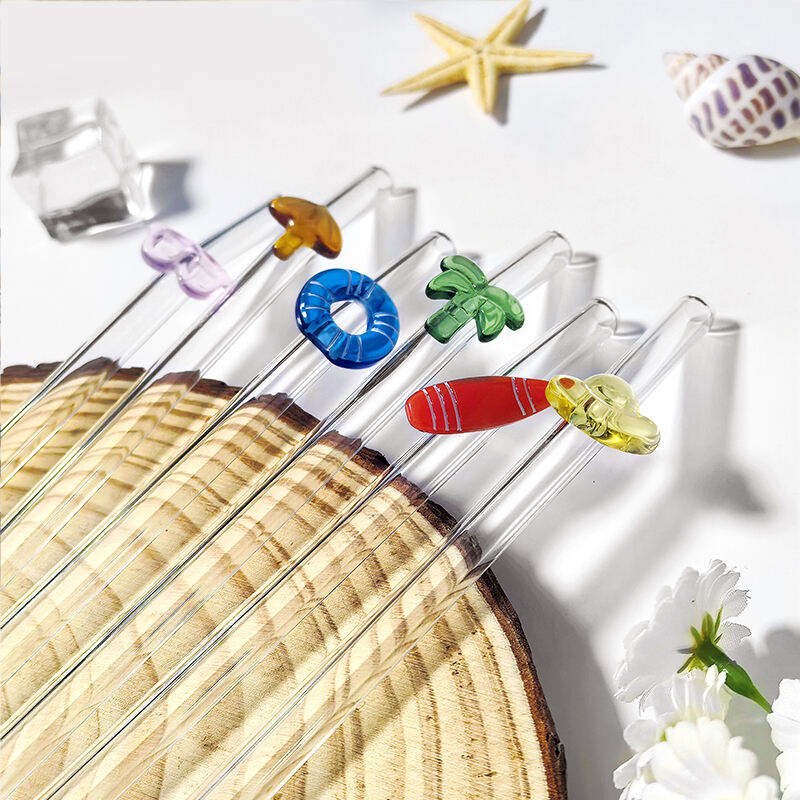 summer series glass straw