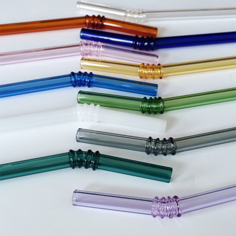 Curly Creative Glass straw (Plastic straw shapes)