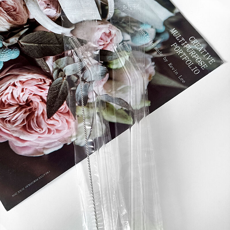 Pailles en verre transparent pour cocktails : Donnez une allure élégante à vos boissons.