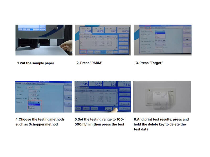 SKZ119B Air Permeability Testing Operation Procedure