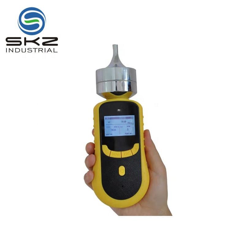 Electrochemical Sensor Pump Suction Sampling Portable Multi-Gas Detector for Toxic Gas Detection | SKZ1050C