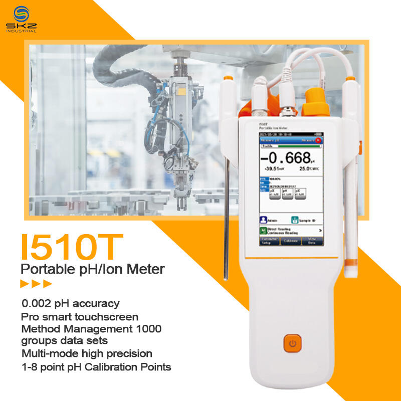 I510T pH Meter: High-Precision Instrument with Advanced Calibration & Data Management