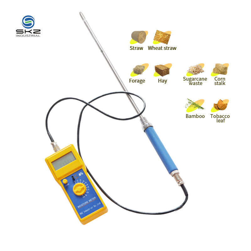 0 ~ 80% Measuring Range Small Size Light Weight Hay Probe Moisture Tester Meter Analyzer｜SKZ111D