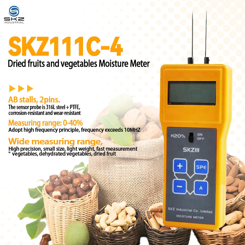 High-Frequency Technology & Durable Probe for Dehydrated Produce Quality Control