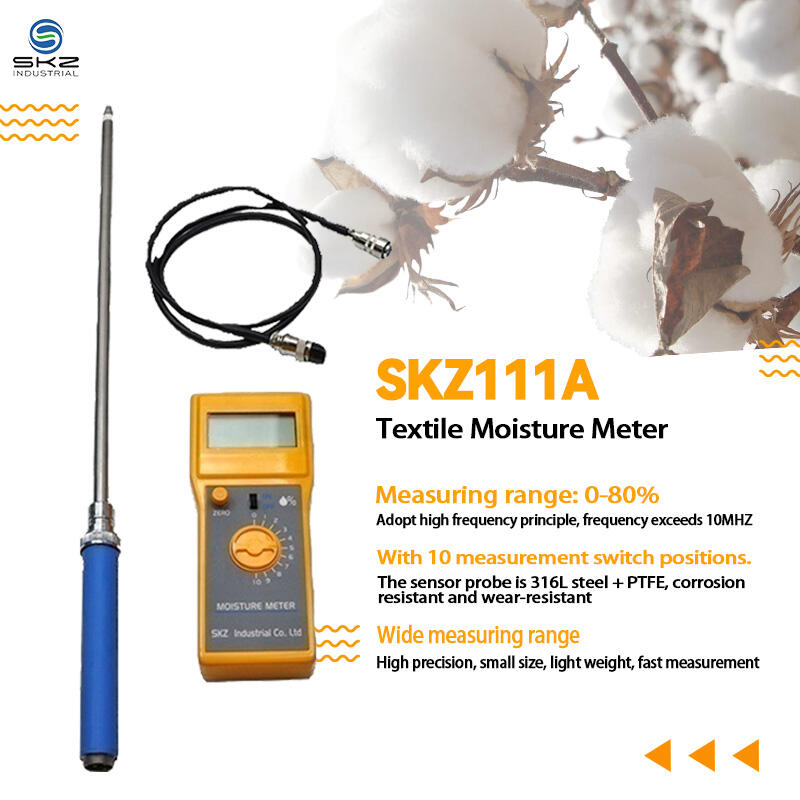 SKZ111A Textile Moisture Meter: High-Precision Tool Elevates Cotton & Wool Quality Control