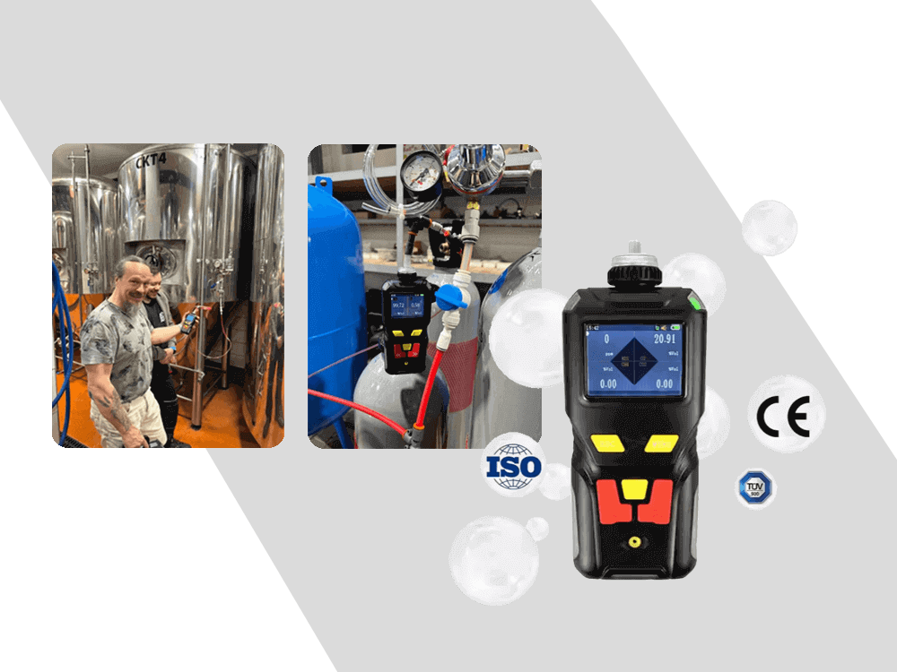 Application of CO2 and O2 2-in-1 Gas Detector in Brewery