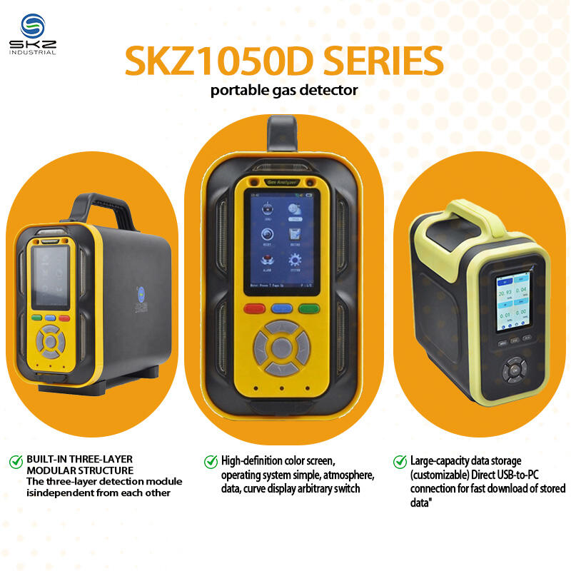 SKZ1050D Portable Gas Analyzer: Modular Precision for Multi-Scenario Air Quality Testing