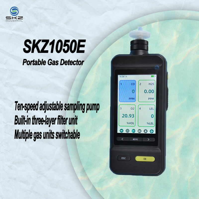 SKZ1050E-DUST Käytettävä käsikäyttöinen elektrokemiallinen periaate T-pöly PM2.5/10 0–1000 mmcg/m3 kaasunmittauslaitteisto, analysointilaite, ilmaisin