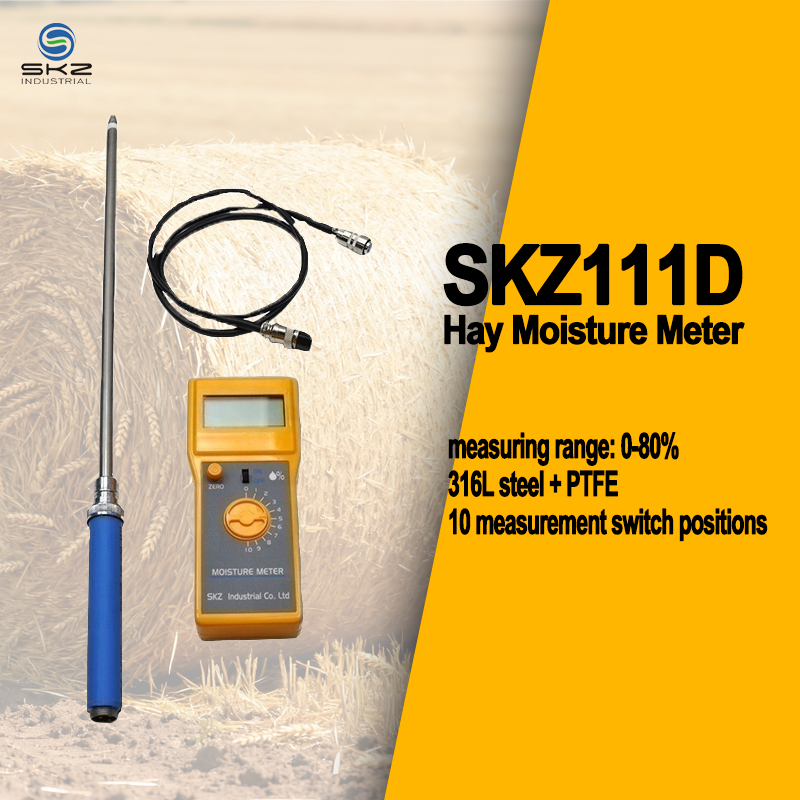 SKZ111D Hay Moisture Meter : Atteignez une qualité fourragère parfaite grâce à la technologie de précision haute fréquence