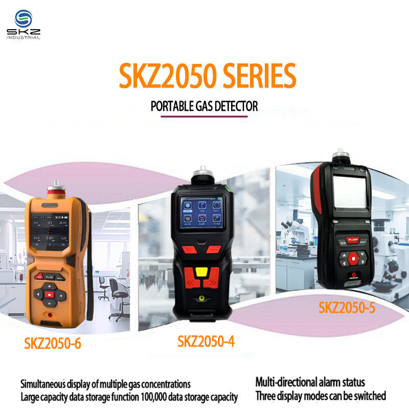 SKZ2050-4: Versatile Gas Detector with Real-Time Monitoring & Multi-Scenario Adaptability