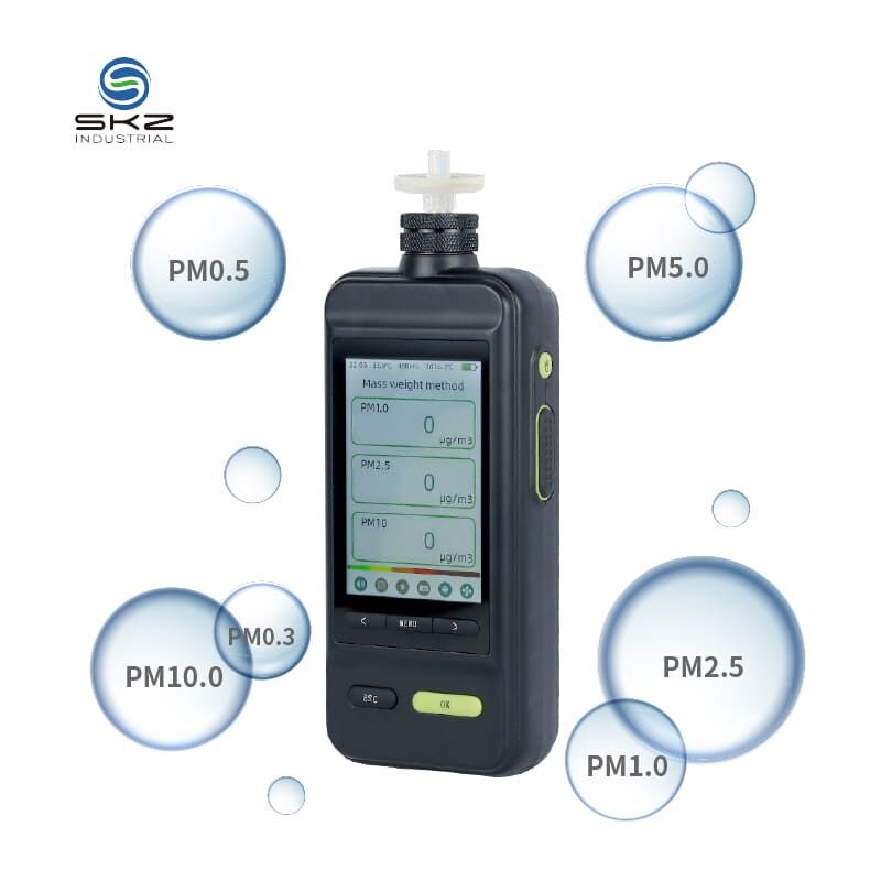 Explosion-Proof PM10 and PM2.5 Air Dust Tester Portable Particle Counter Gas Analyzer | SKZ1050E-DUST