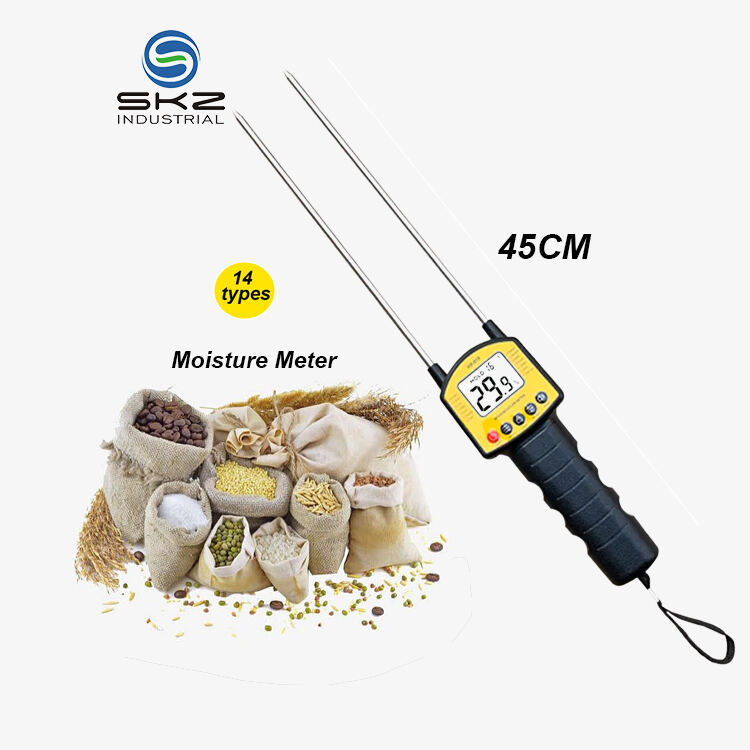 Ruční měřič vlhkosti SKZ111B-5 pro rýži, pšenici, kukuřici a ječmen