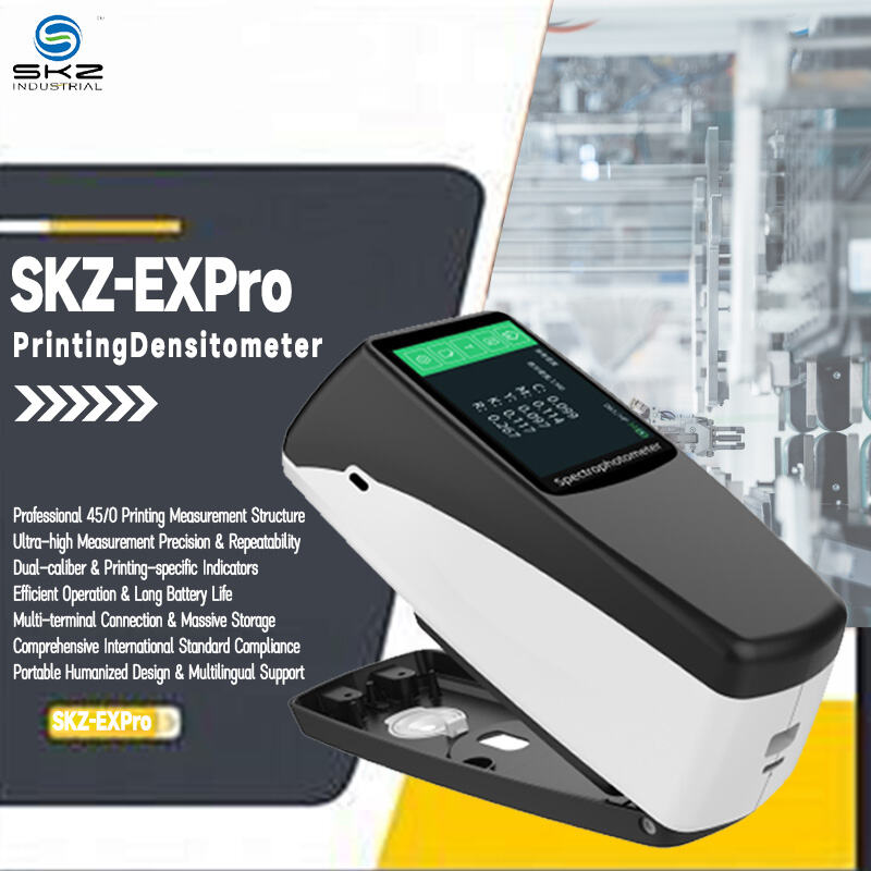 SKZ-EXPro Printing Densitometer: 45/0 Professional Structure for High-Precision Printing Quality Control