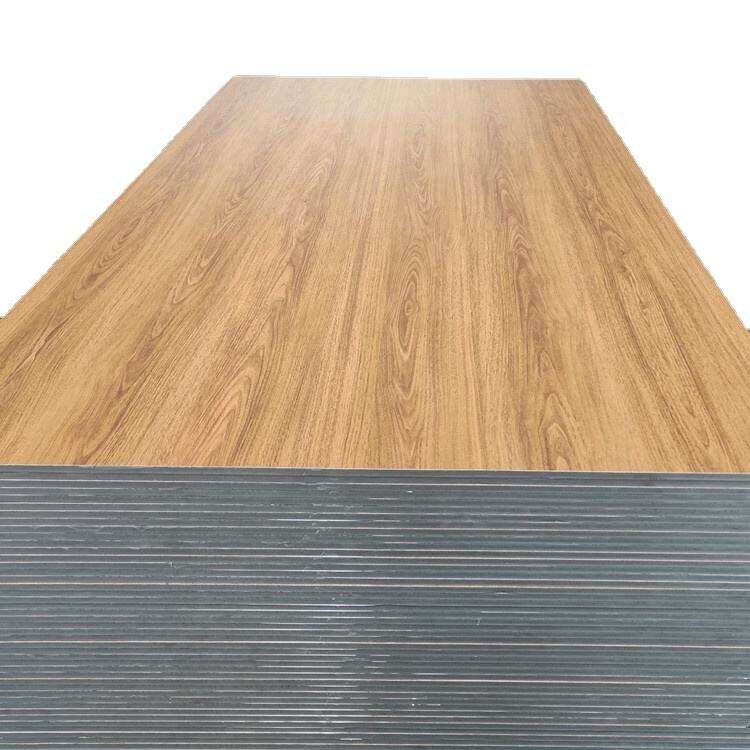 1220x2440mm Papan Busa PVC Berkualitas Film PET Warna Marmer Kayu Laminasi