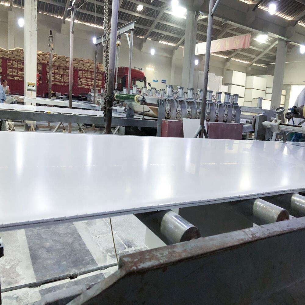 High glossy 12-18mm PVC co-extrusion board for cabinets