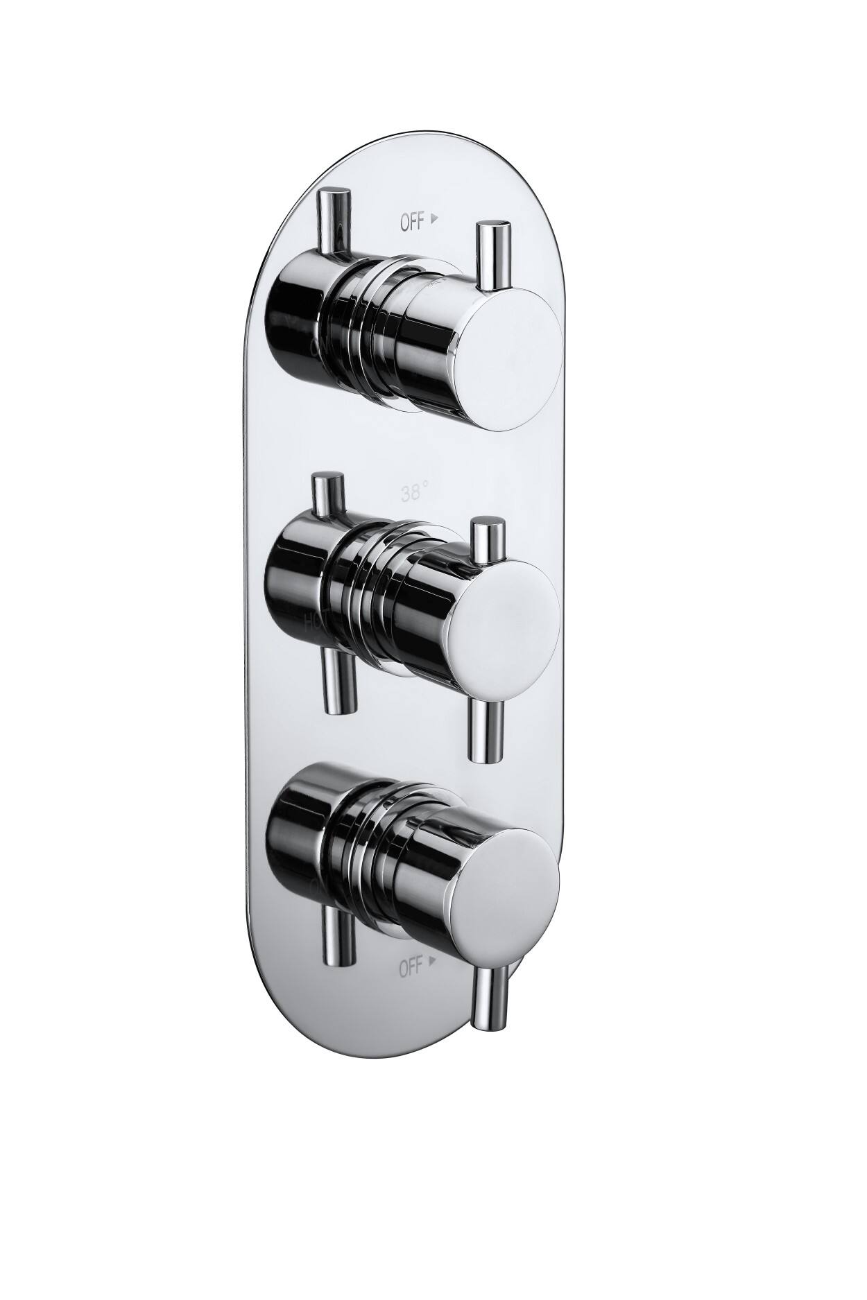 T46002 Round Concealed Thermostatic Shower Valve