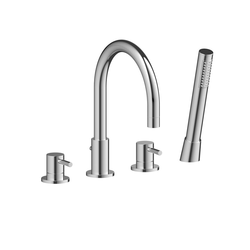 T7121 4 Hole Deck Mounted Bath Shower Mixer