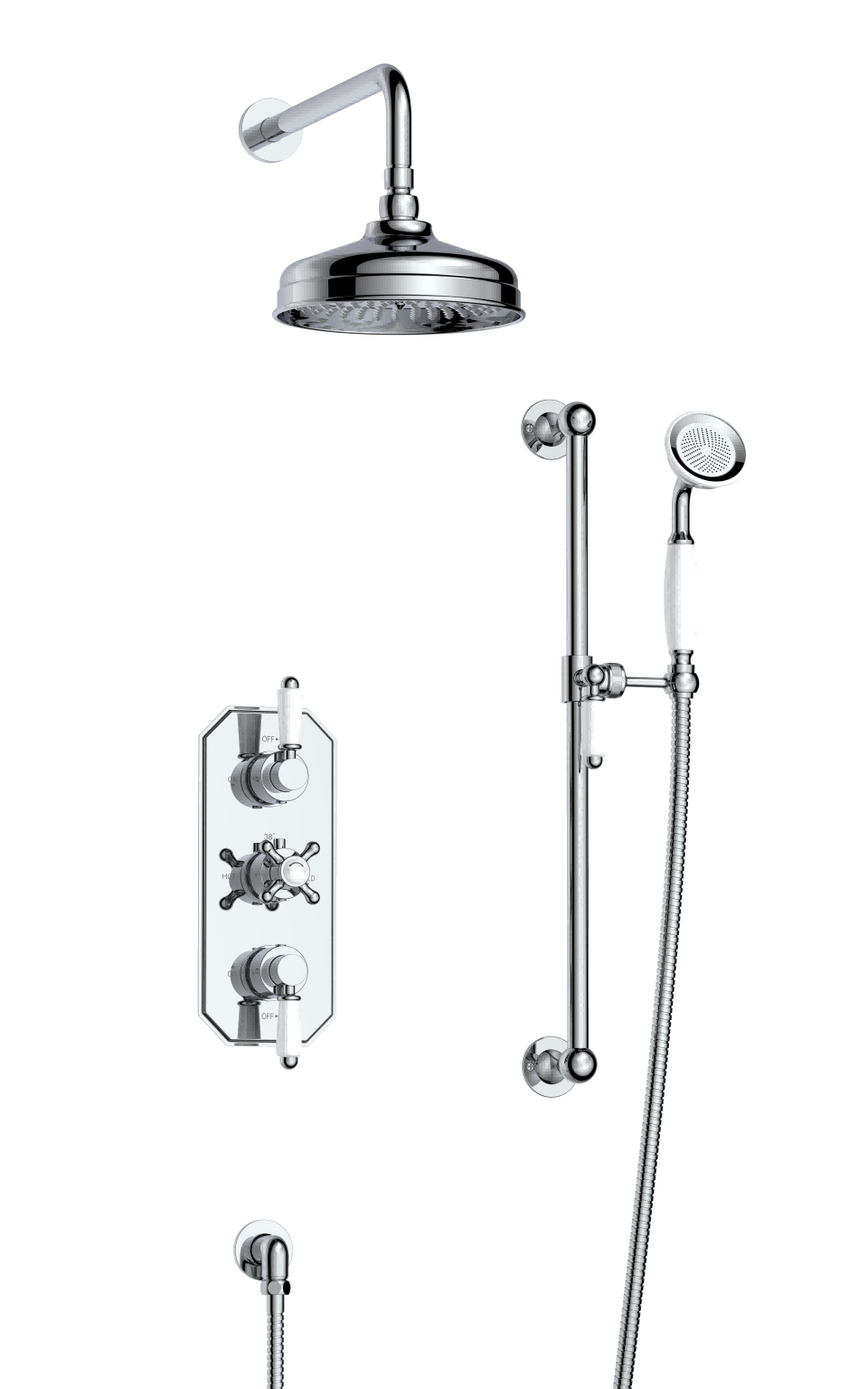 K312 Concealed Thermostatic Shower Set