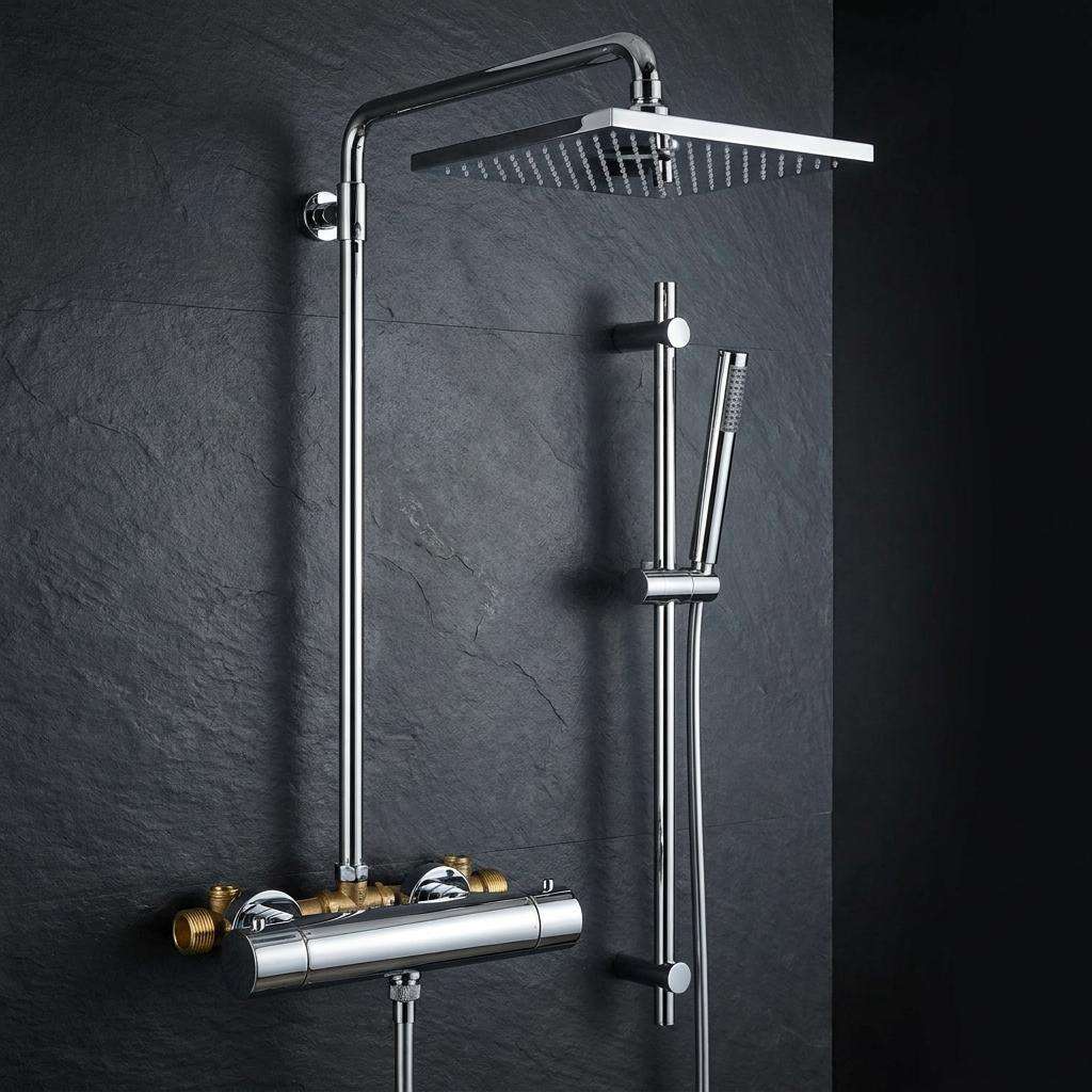 Why Thermostatic Shower Sets in Commercial Apartments Require Built-In Check Valves and Strainers-1
