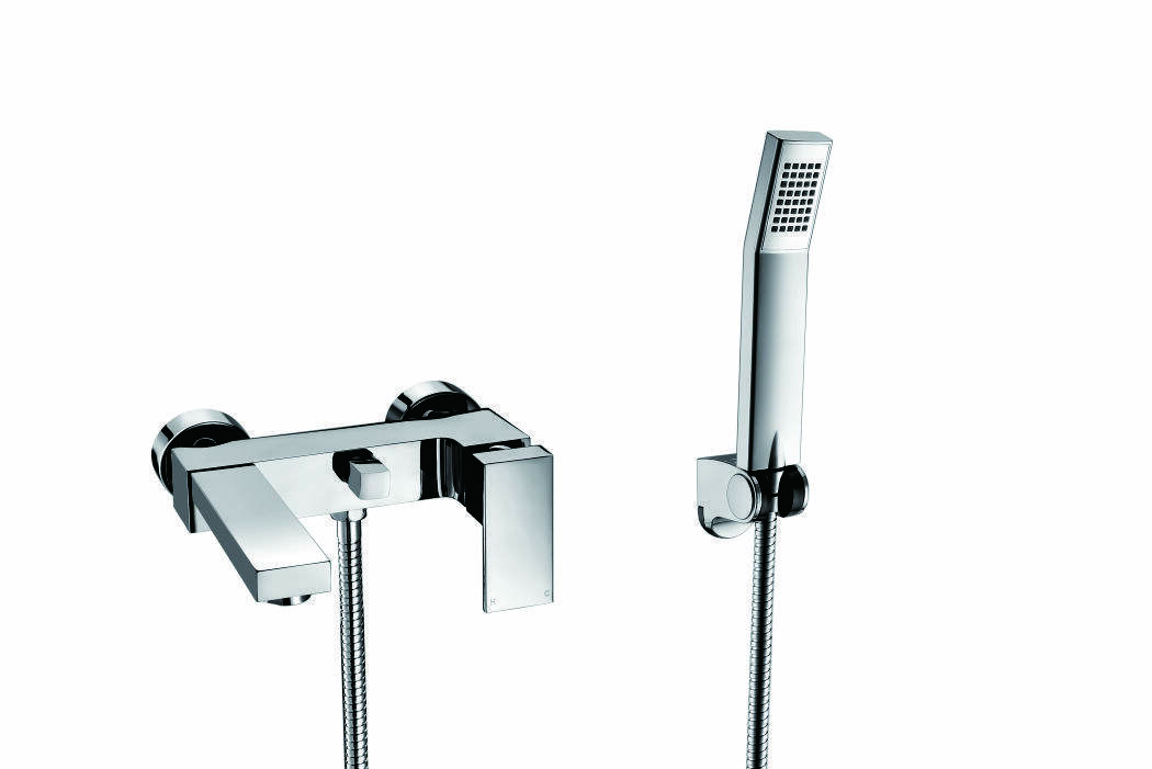 T8812 Square Wall-Mounted Bath Shower Mixer