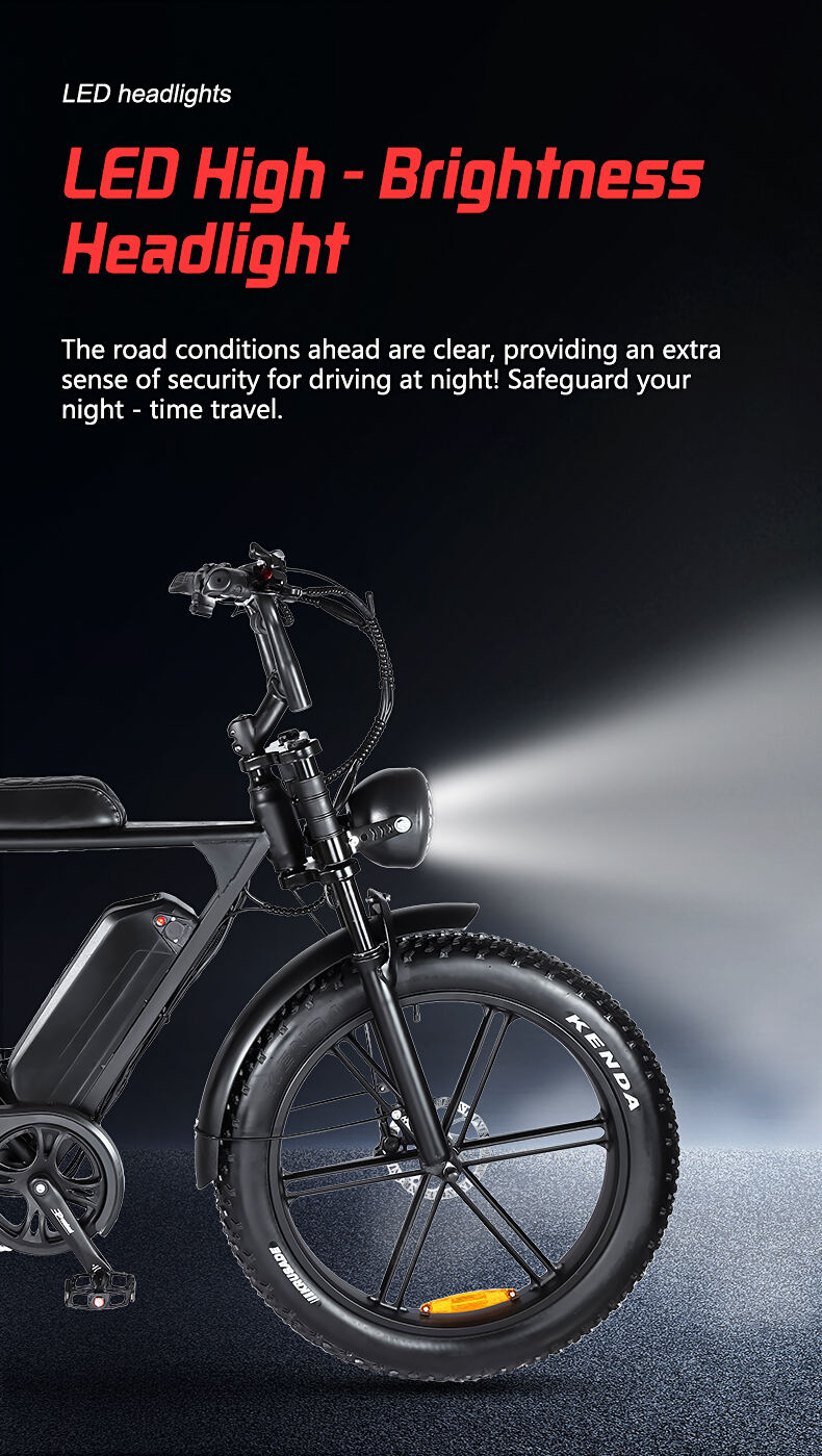 OUXI V8 Pro 24 インチ ファット タイヤ電動自転車 15Ah 48V