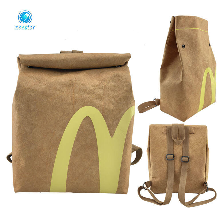 Smeh uravnotežena papirnata torba za vsakdanje uporabo iz platna, promocijski klobuk z velikim prostorom, osebni ramenski klobuk za vsakdanje uporabanje iz platna