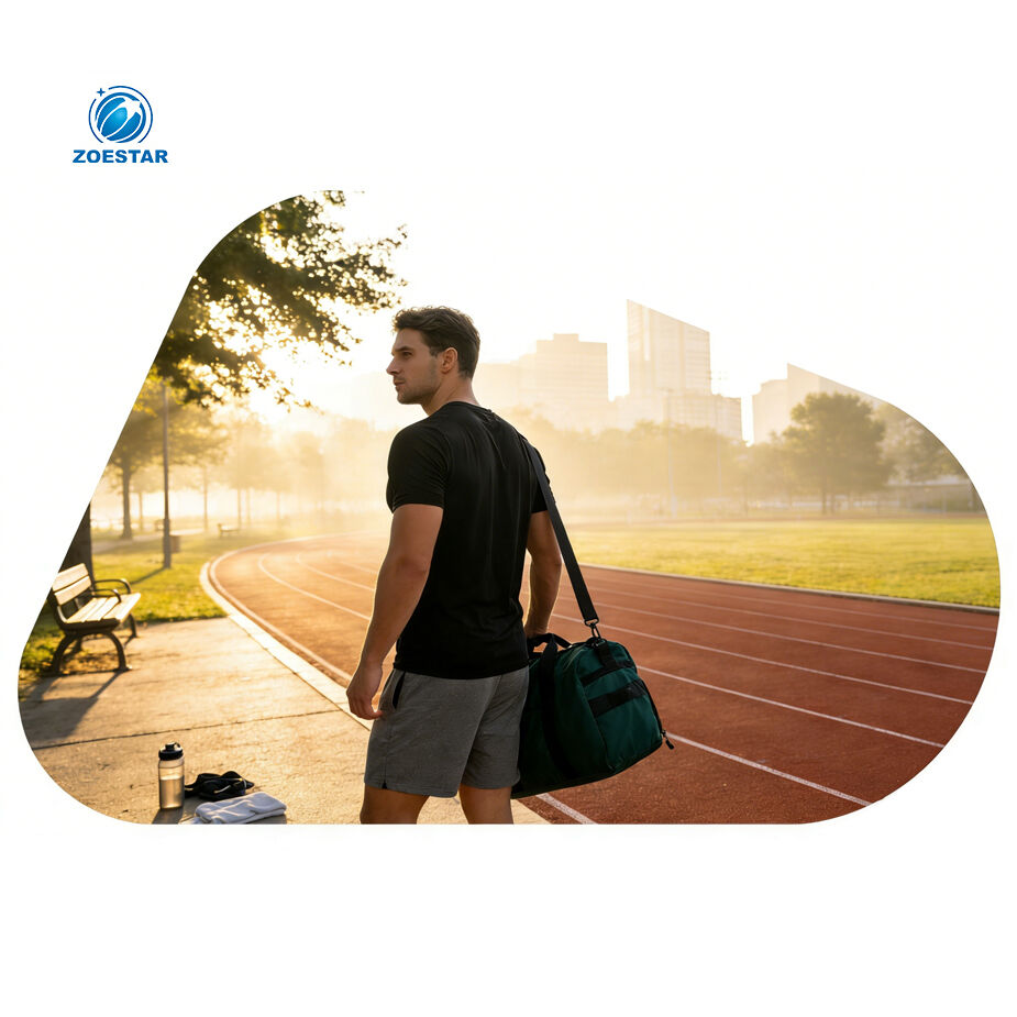 Professional Sports Travel Duffel Bag with Wet Dry Separation