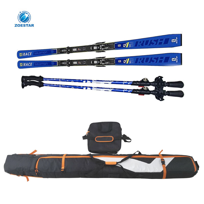 Air Travel Foldable Ski Travel Shoulder Bag Set Fits Skis Up to 210cm