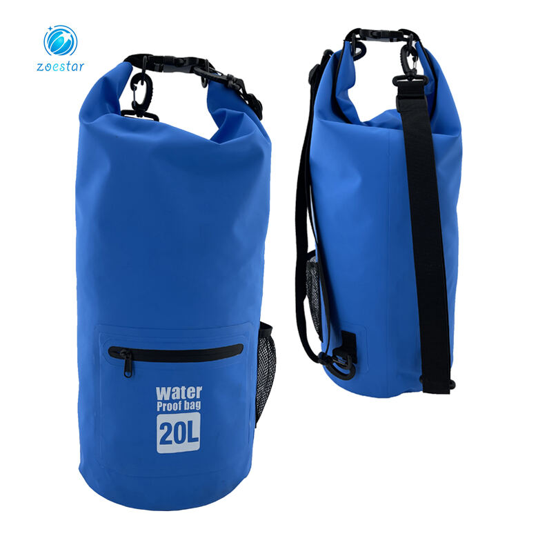 Sacs secs en bâtonnet à 20 litres, imperméables, soudés, sac à dos, sac à dos flottant, pour les sports de plein air