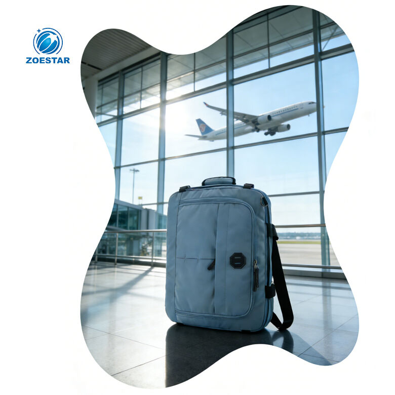 24L Teal Carry-On Travel Backpack, Convertible Rucksack & Shoulder Bag