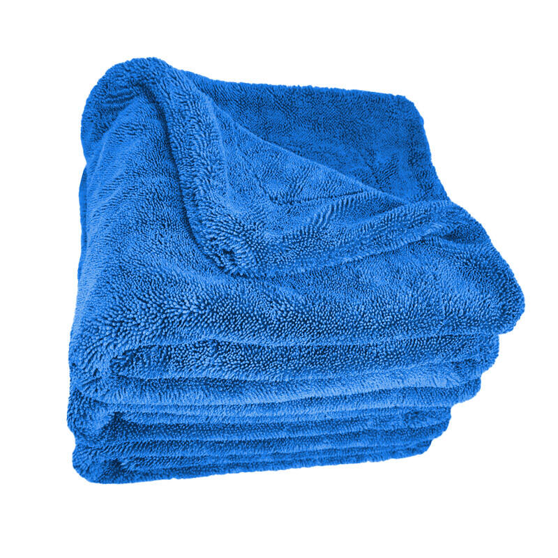OEM Microfibre 1300gsm Car Care Cleaning Cloth Thick and Soft Microfiber Car Wash Double Side Twisted Loop Drying Towel