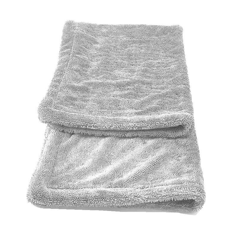 1200 Gsm 1400 Gsm Micro Fiber Car Drying Towel Blue Extra Large Twisted Loop Microfiber Car Wash Cleaning Cloth With Custom Logo