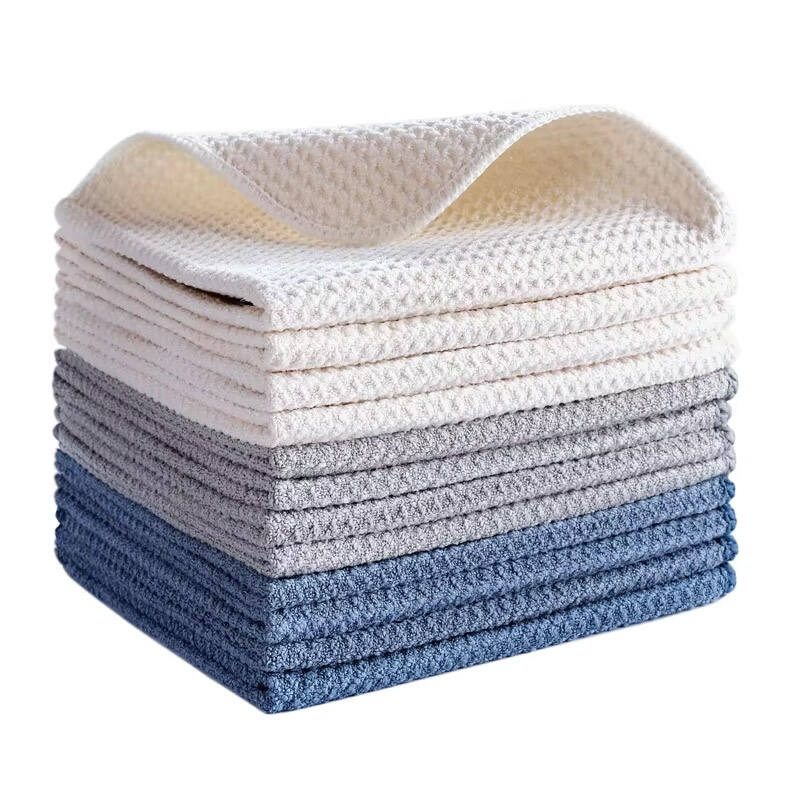 40x40cm Microfiber Auto Detailing Towels Microfiber Waffle Car Kitchen Glass Cleaning Towel Window Cloth for Car Detailing