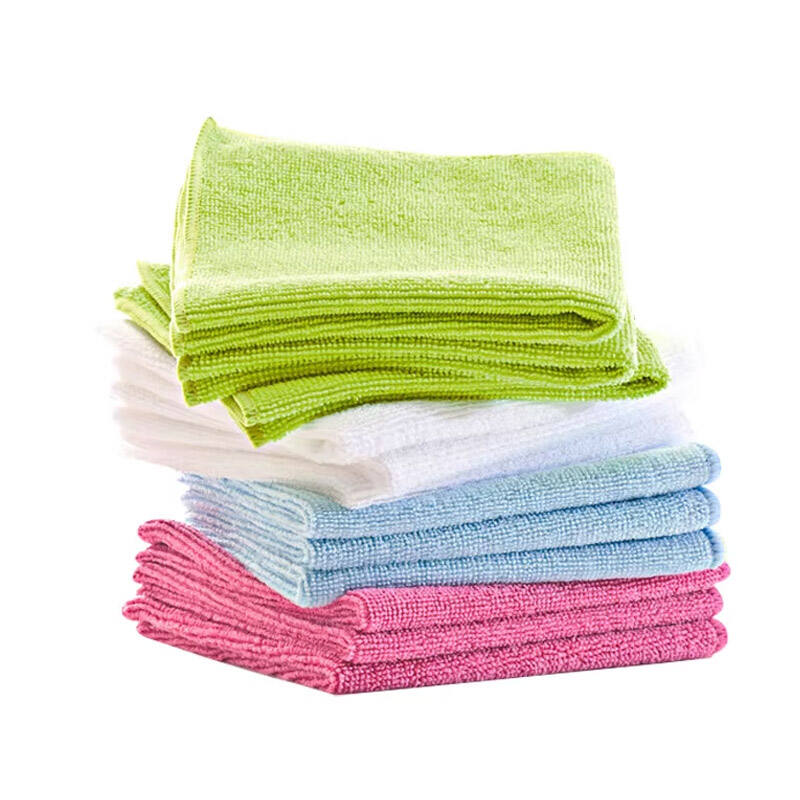 Custom Printed Water Absorbent Kitchen Cleaning Towel Square 30X30 40X40 Terry Microfiber Drying Towel Dishcloths Cleaning Rags