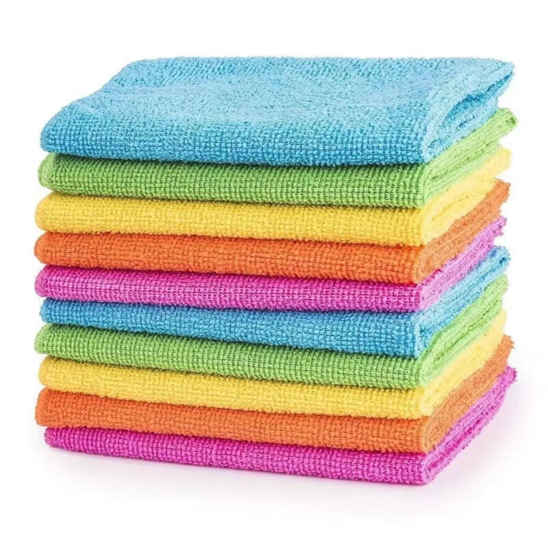 OEM/ODM Custom Microfiber Cleaning Cloth Quick-Dry Car Wash Polishing Cloths Kitchen Car Household Microfiber Towel