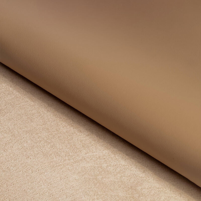 Breathable Soft Width 137cm Litchi Grain Microfiber Synthetic Leather Fabric For Sofa