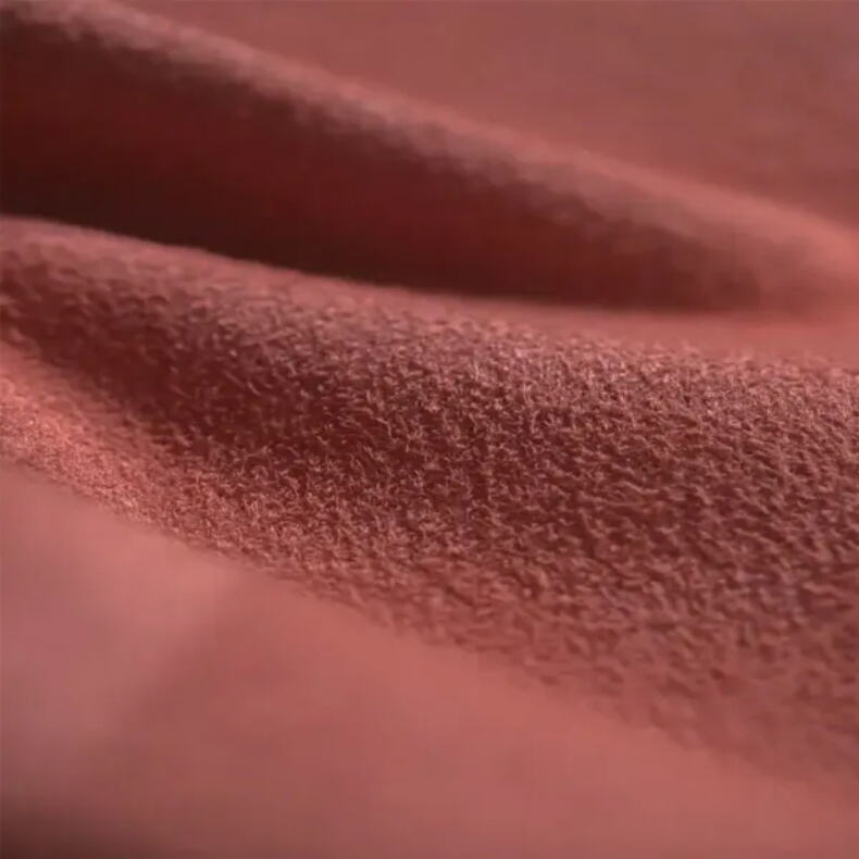 Bio-based designer microfiber suede fabric for shoes manufacture