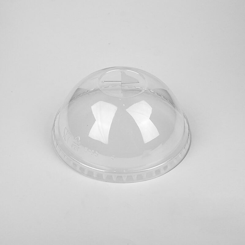 95mm PET Dome Lid with Hole for Cold Cup,PET-95D