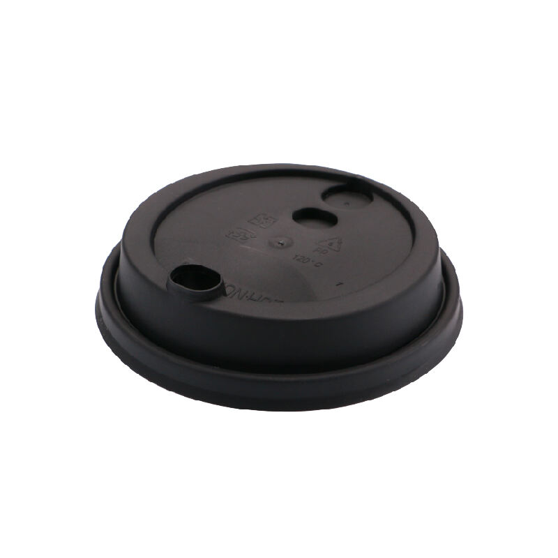 89mm Disposable Plastic Lids - Injection cover red heart plug/Clear/Black/White,PP-89F-12